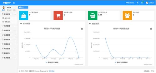 华夏erp v2.1 版本发布